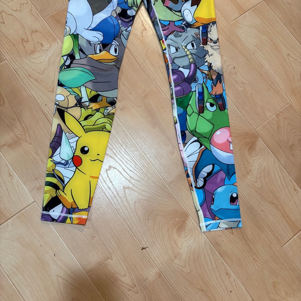 XMartial Pokemon Evo Spats BJJ MMA Compression Leggings Mens Size S-M New - Picture 2 of 8